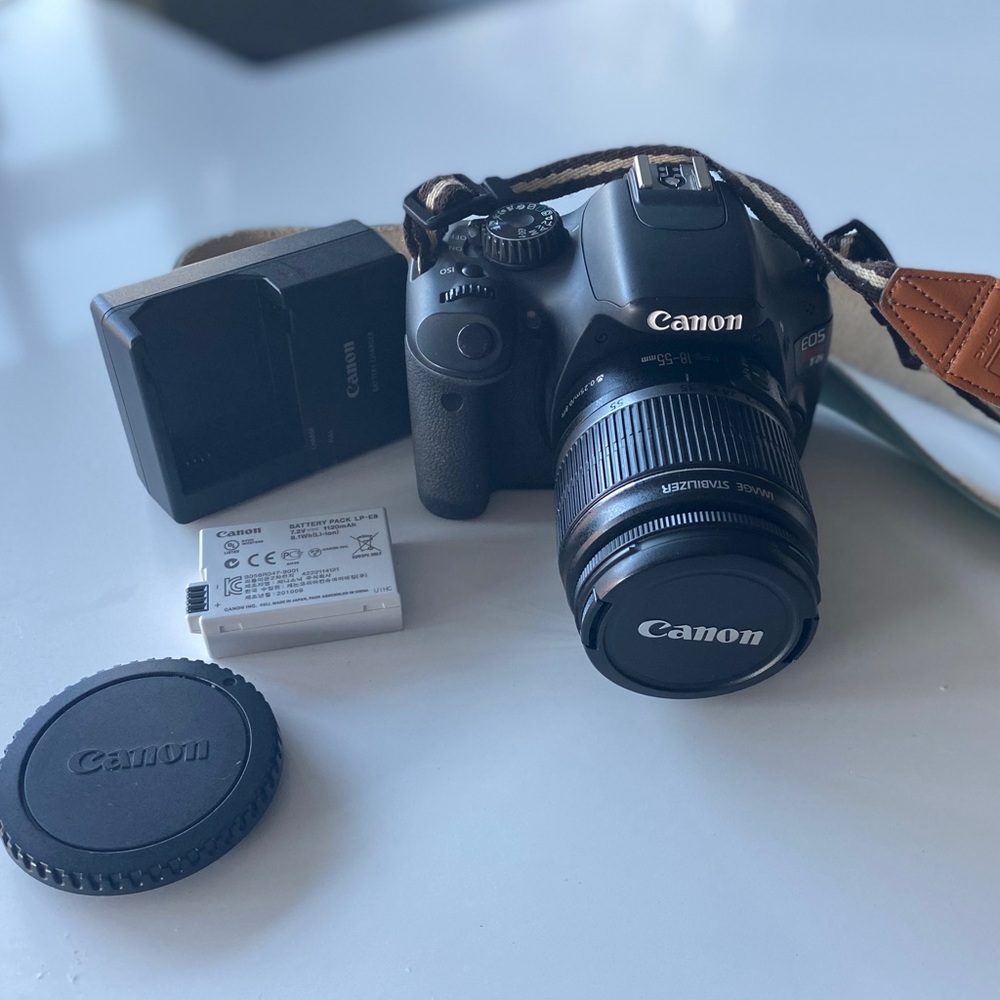 Canon EOS Rebel T2i 550D DSLR Camera with Lens